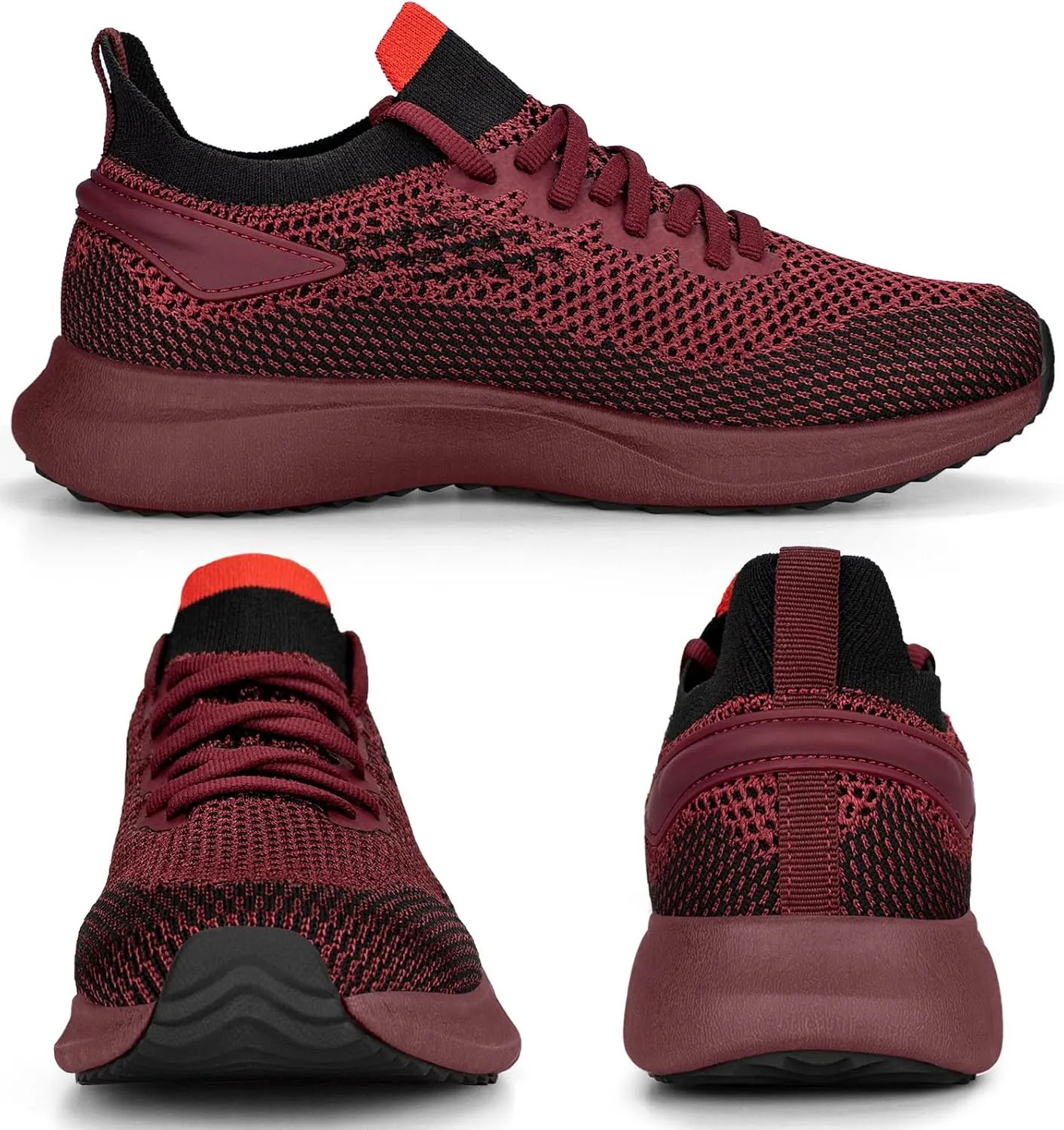 Abboos Running Shoes Womens Non Slip Gym Workout Shoes Lightweight Breathable Tennis Shoes Mesh Walking Sneakers