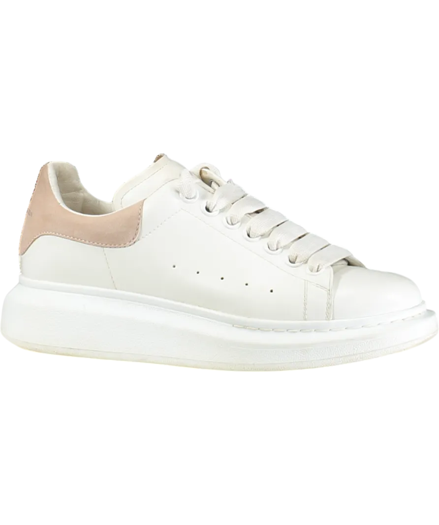 Alexander McQueen White Runway White/pink Suede Shoes UK 6.5 EU 39.5 