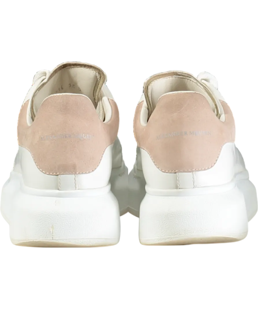 Alexander McQueen White Runway White/pink Suede Shoes UK 6.5 EU 39.5 