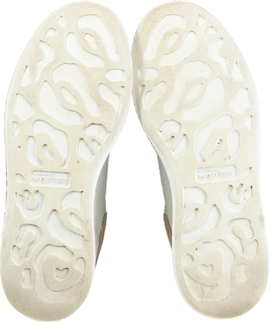 Alexander McQueen White Runway White/pink Suede Shoes UK 6.5 EU 39.5 