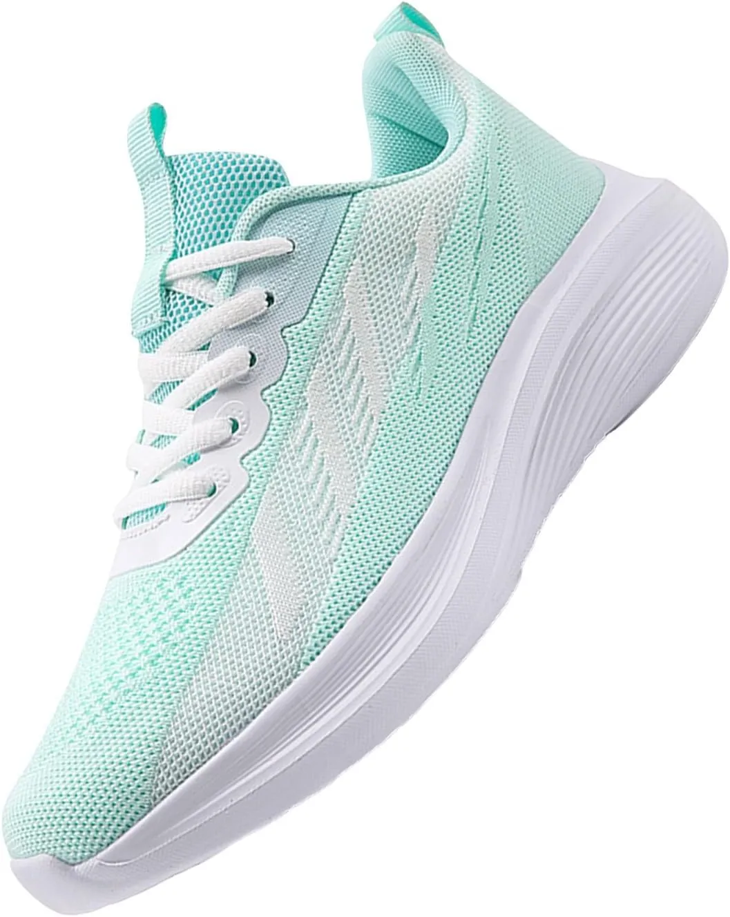 Athletic Shoes Women Fashion Lace Up Comfortable Soft Sole Sneakers Summer Lightweight Breathable Mesh Workout Shoes