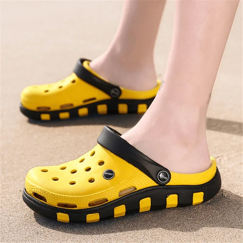 Beach Lightweight Quick-Drying Sandals / Flexible Rubber Slippers - SF0286