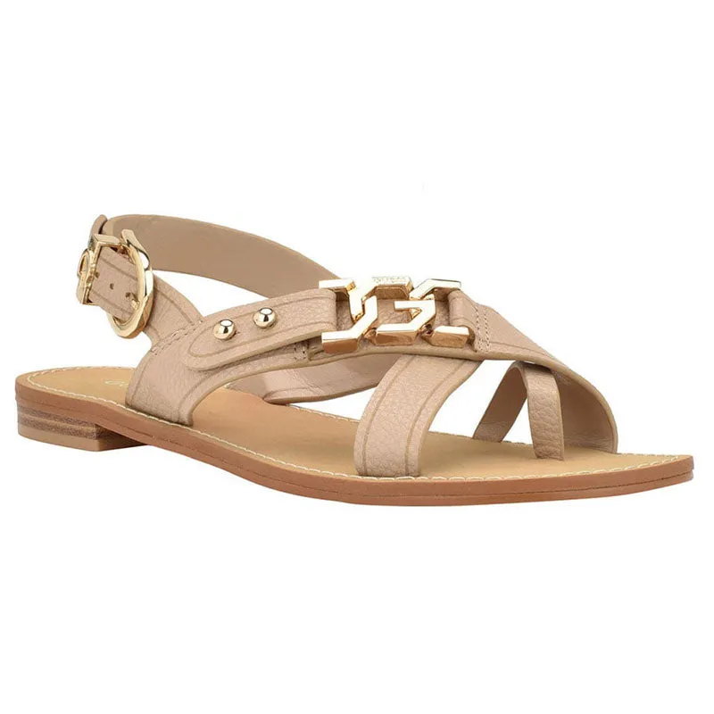 Beige Strappy Sandals