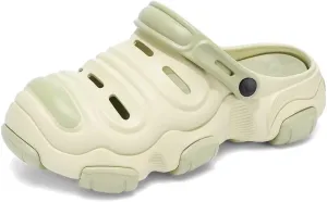 Breathable EVA Slip-On Clogs - Closed Toe Design for Casual Wear