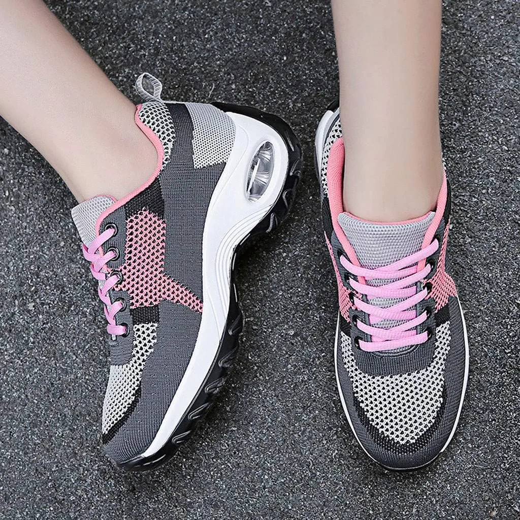 Breathable Shoes Sport Womens Solid Lightweight Fashion Slip Casual On Women's Bowling Shoes Womens