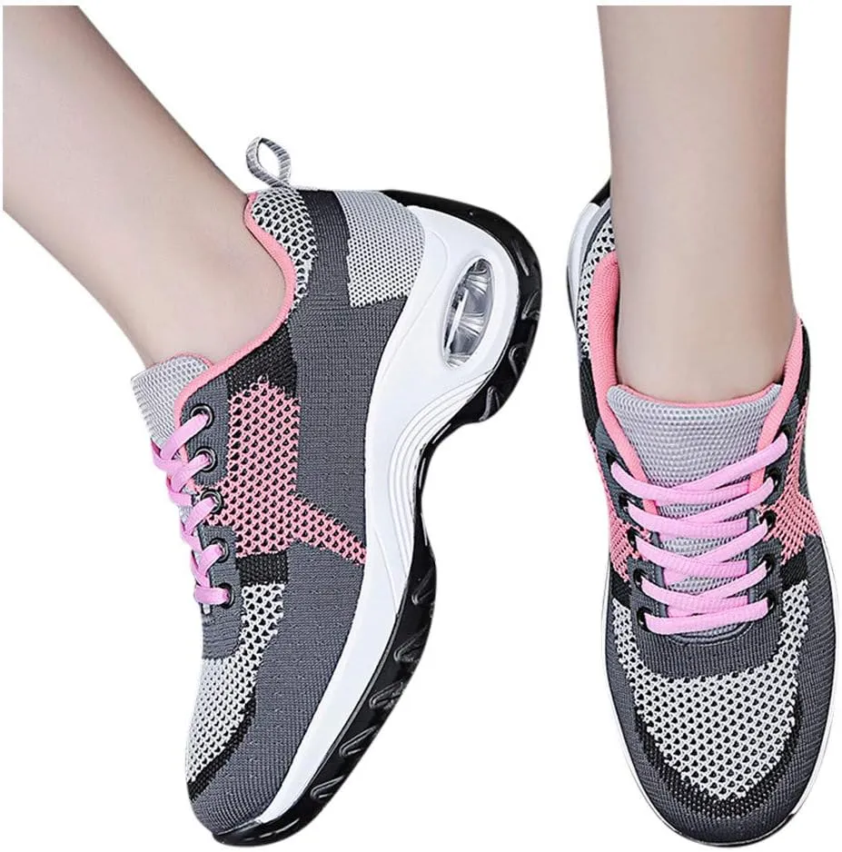Breathable Shoes Sport Womens Solid Lightweight Fashion Slip Casual On Women's Bowling Shoes Womens