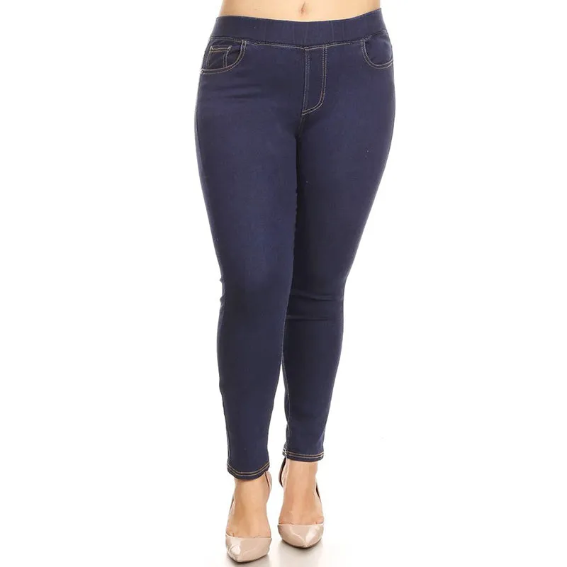 Curve Jegging Dark Denim