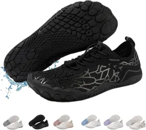 Hike Barefoot Footwear Women Men, Breathable Grounded Athletic Anti-Slip Shoes, Wide Toe Box Walking Beach Sneakers