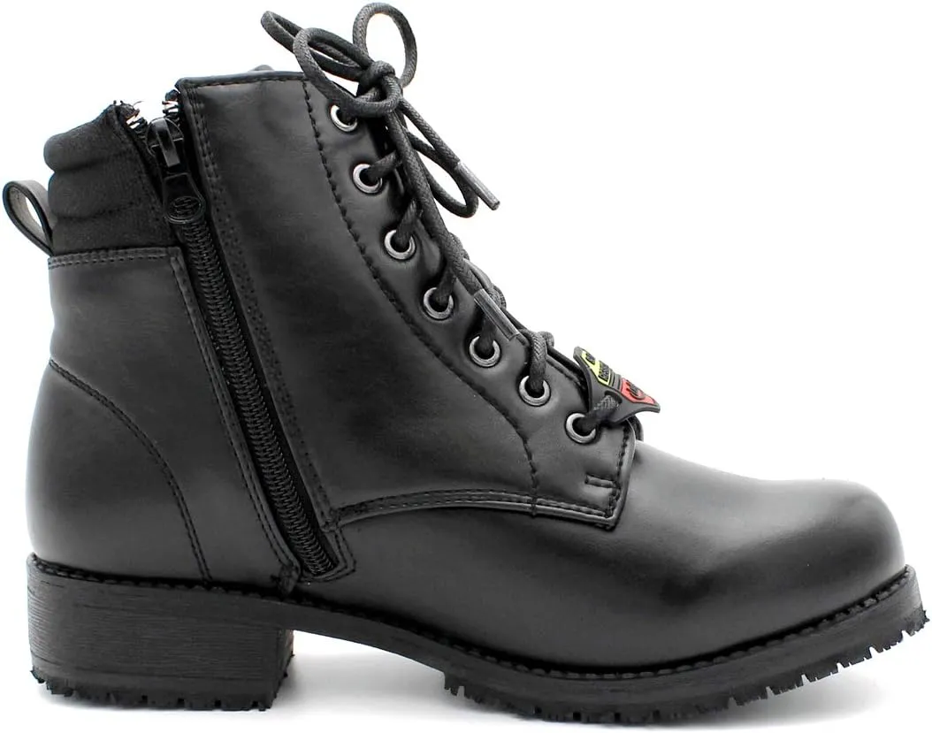 Laforst Women's Ankle Slip Resistant Work Combat Black Boots