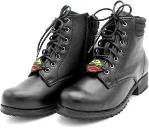 Laforst Women's Ankle Slip Resistant Work Combat Black Boots