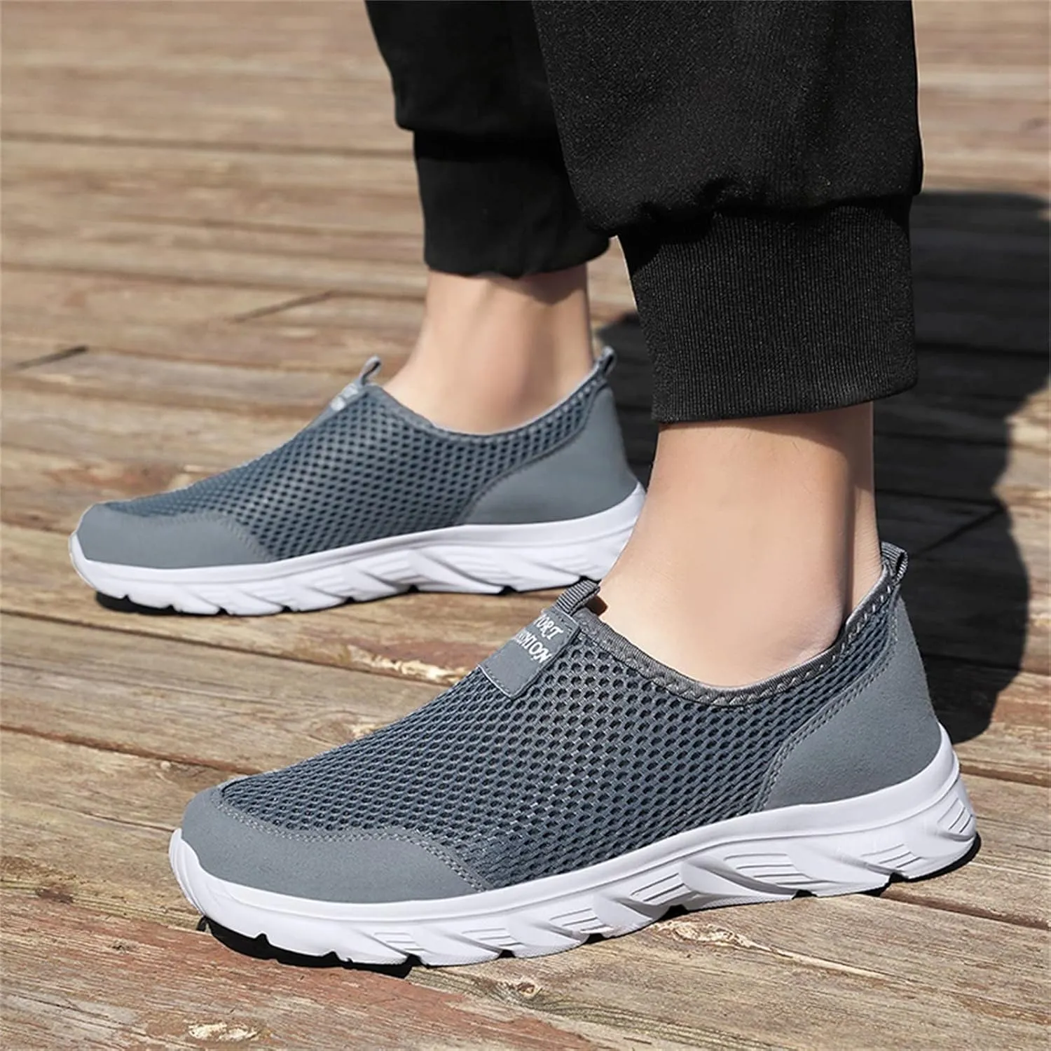 Mens Dress Sneaker Men Shoes Summer Lightweight Breathable Casual Shoes Single Mesh Casual Work Shoes Men Sneaker