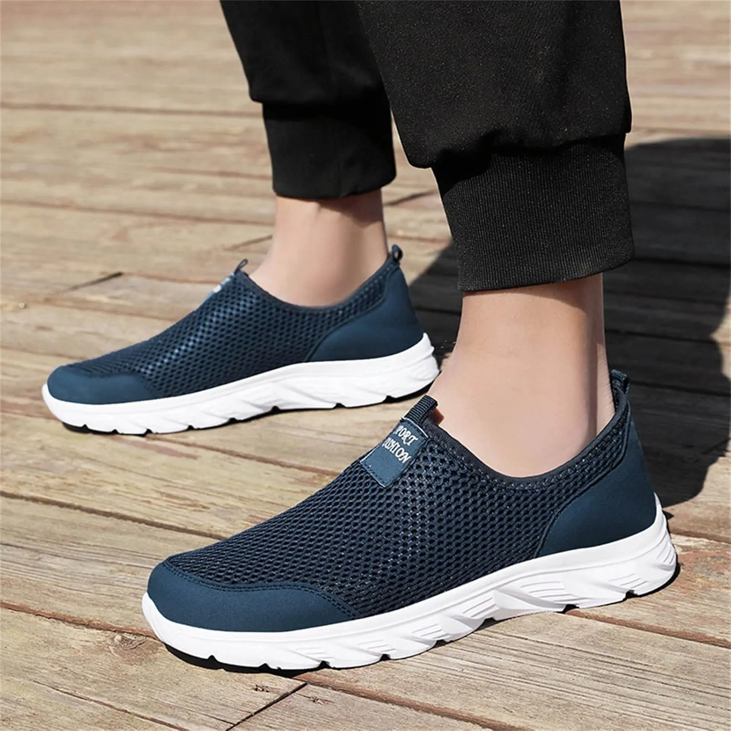 Mens Dress Sneaker Men Shoes Summer Lightweight Breathable Casual Shoes Single Mesh Casual Work Shoes Men Sneaker