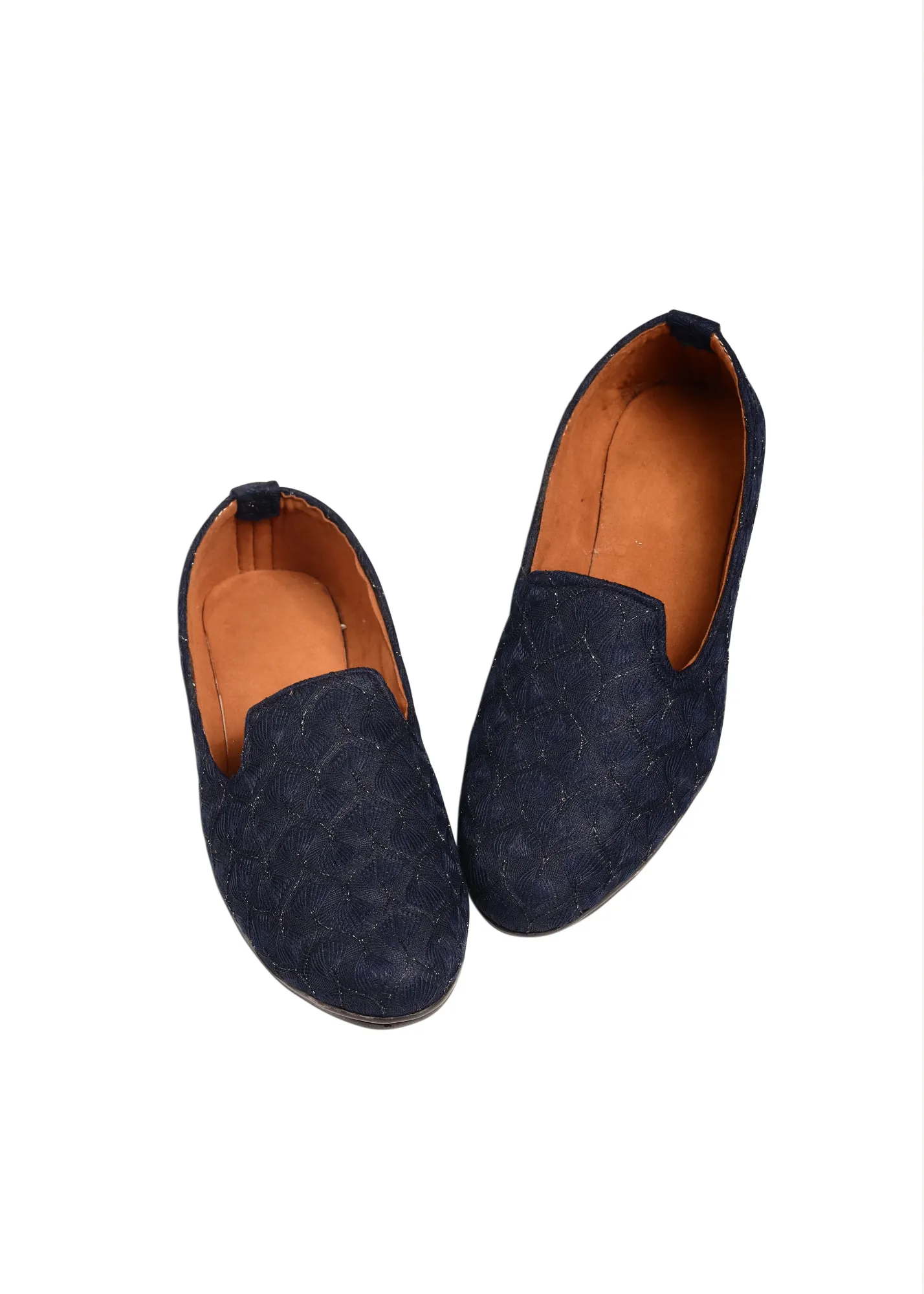 Navy Blue Designer Loafers for Mens