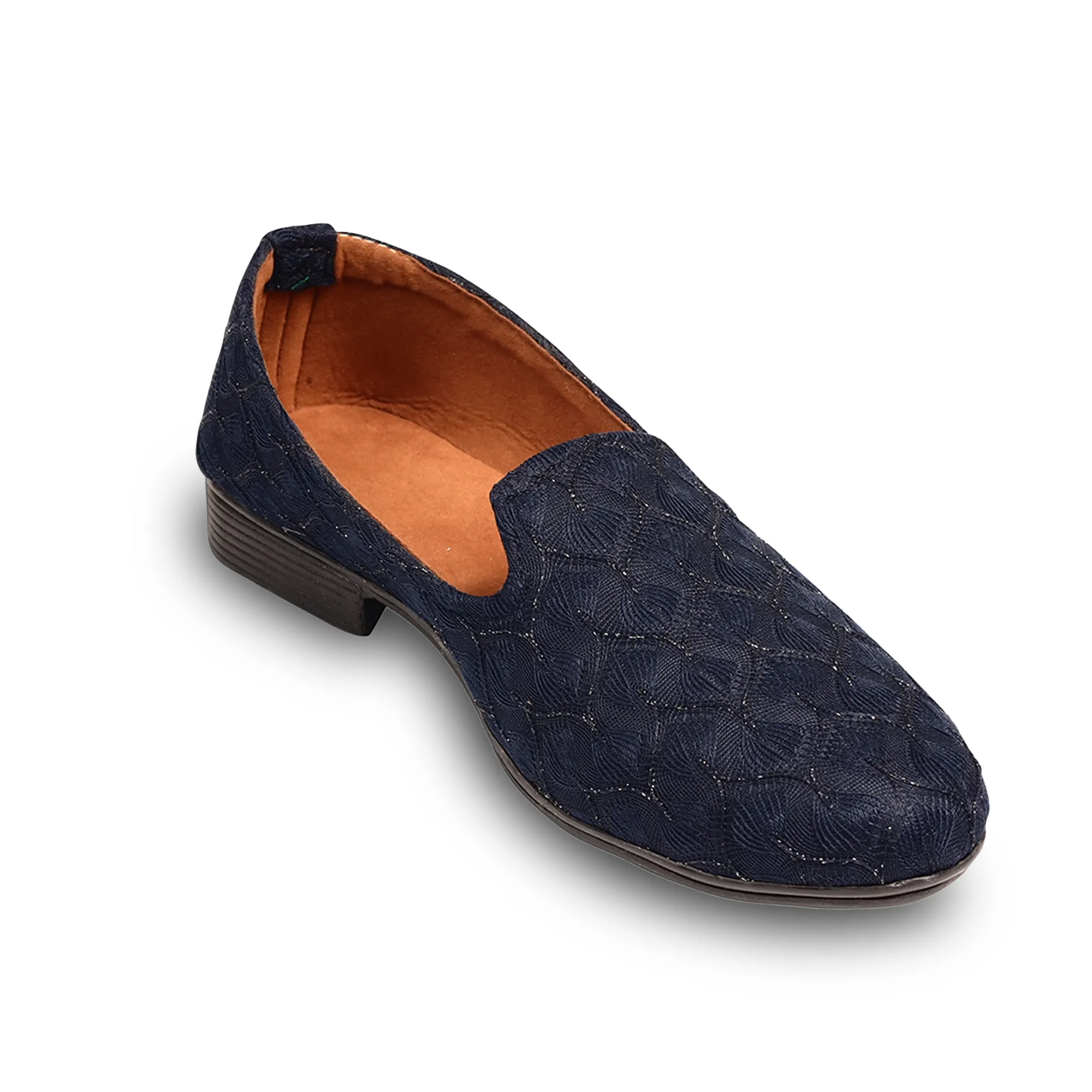 Navy Blue Designer Loafers for Mens
