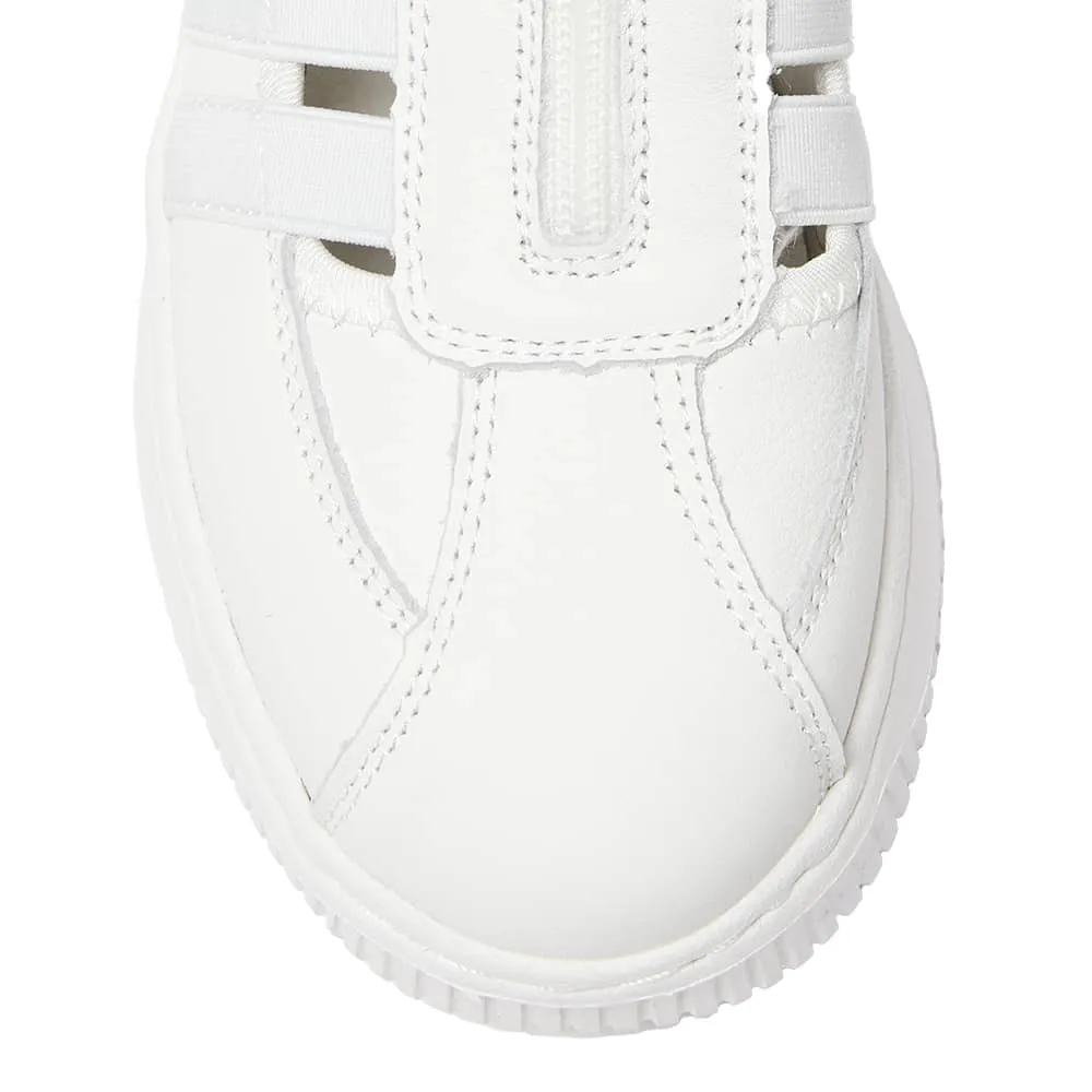 Newport Sneaker in White Leather