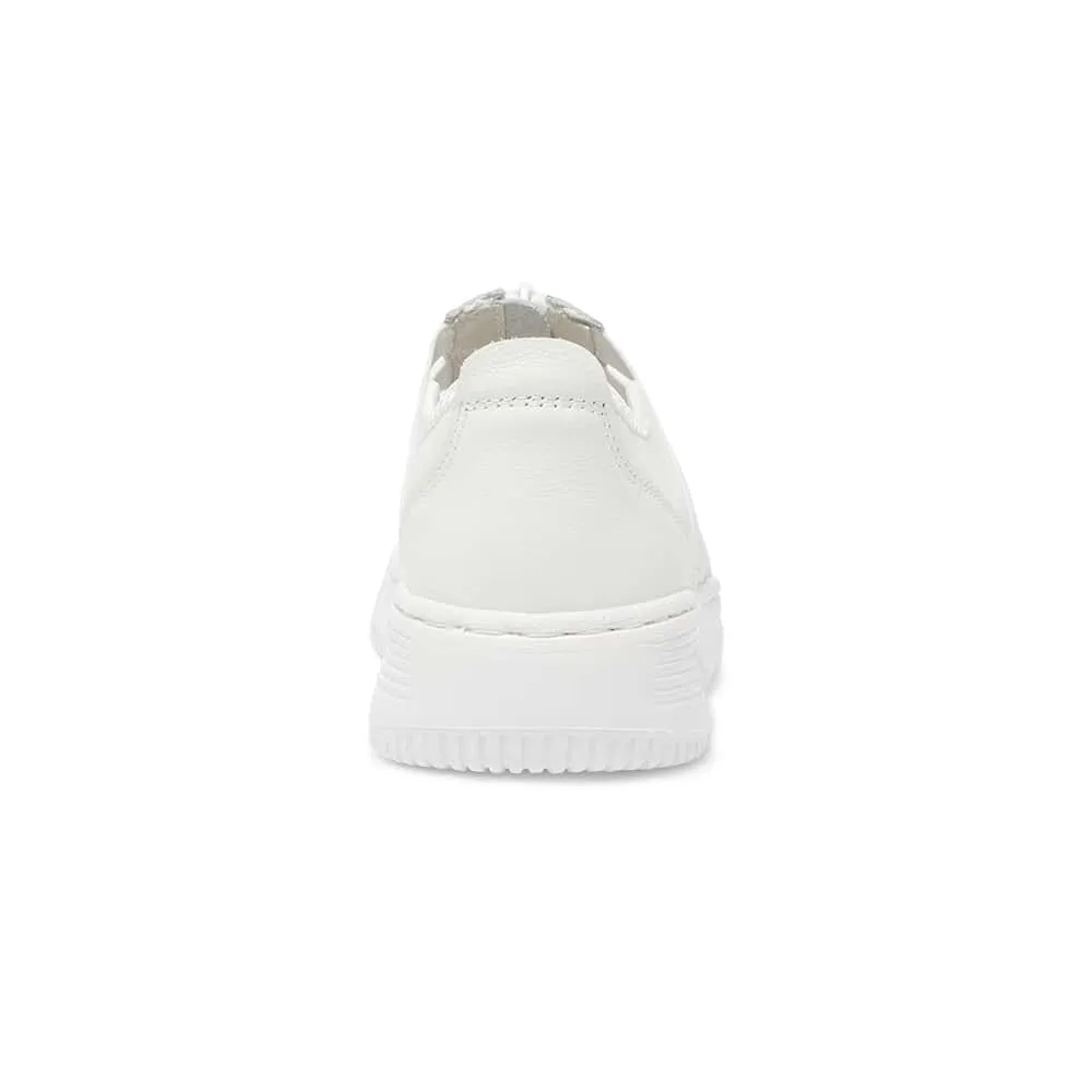 Newport Sneaker in White Leather