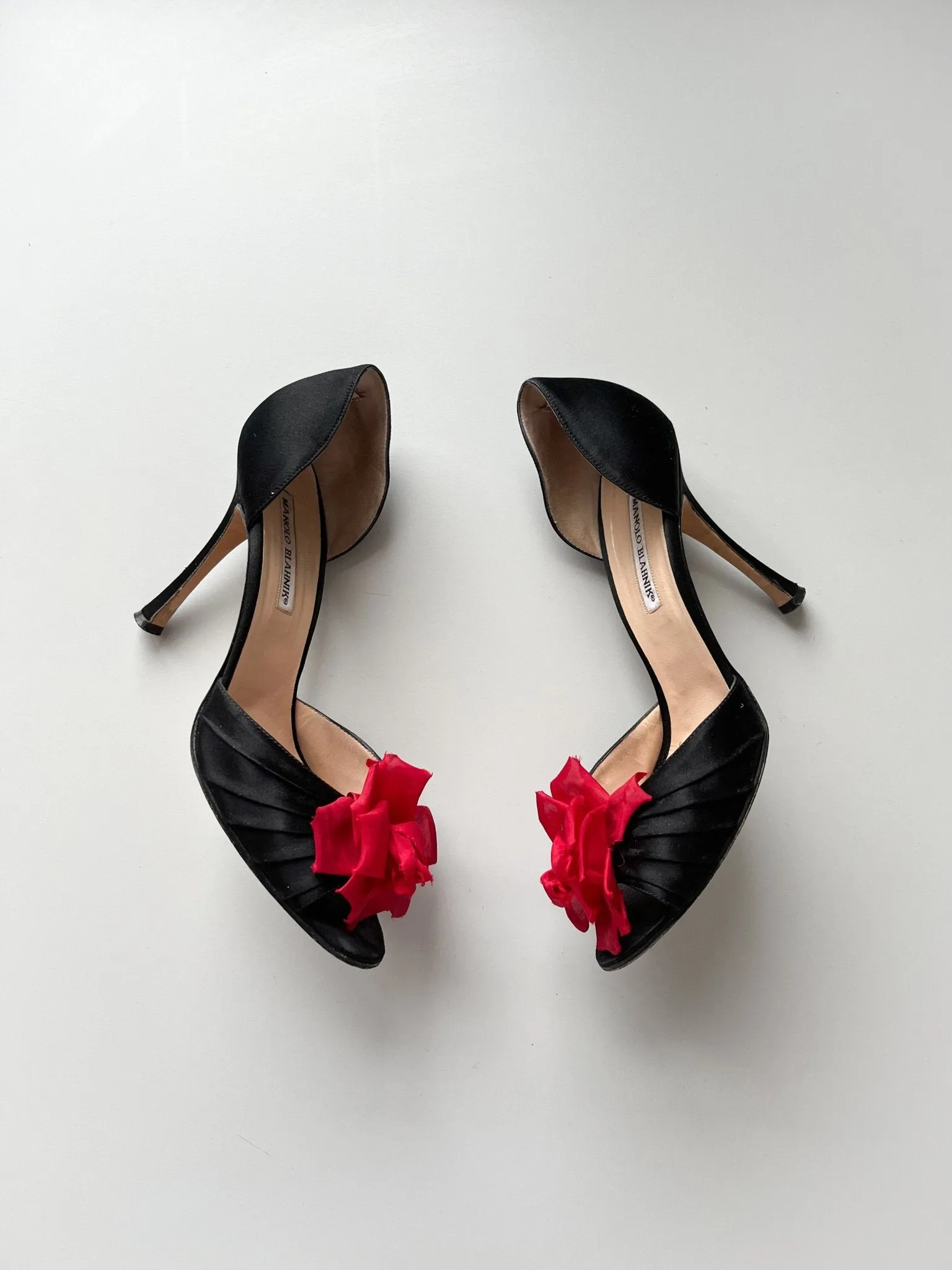 Red Rose Blahnik Heels
