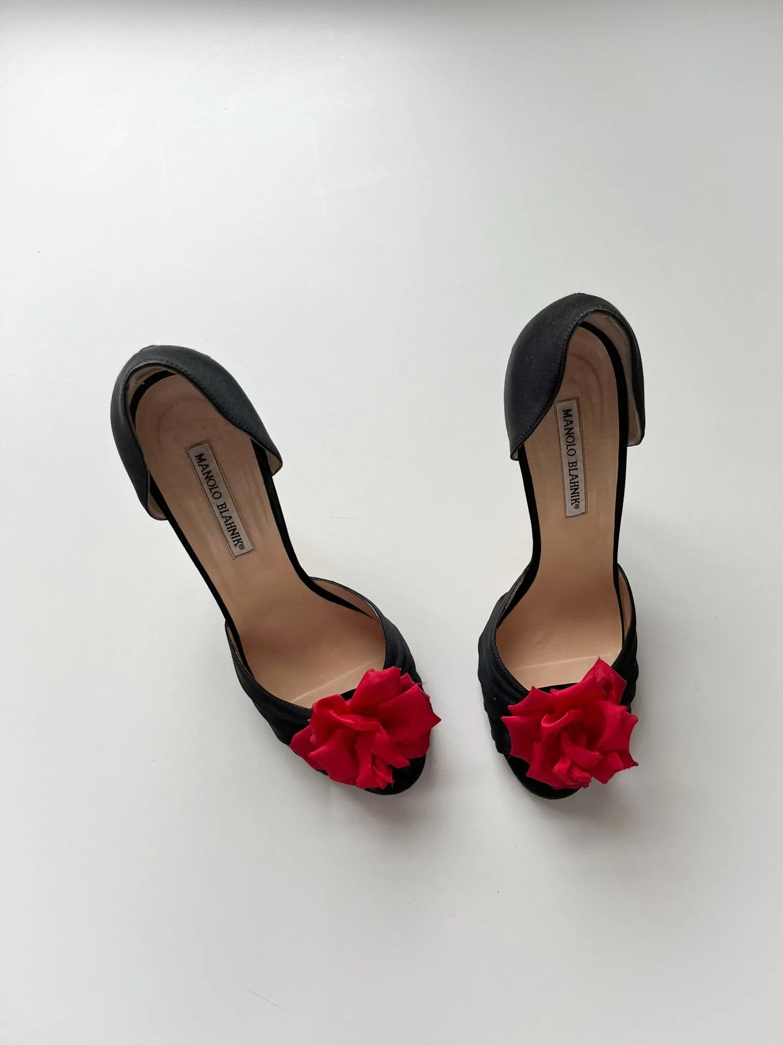 Red Rose Blahnik Heels
