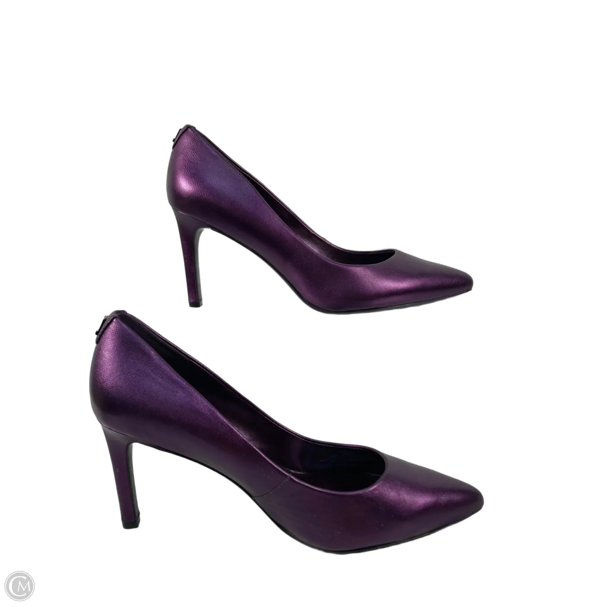 Shoes Designer By Karl Lagerfeld In Purple, Size: 9