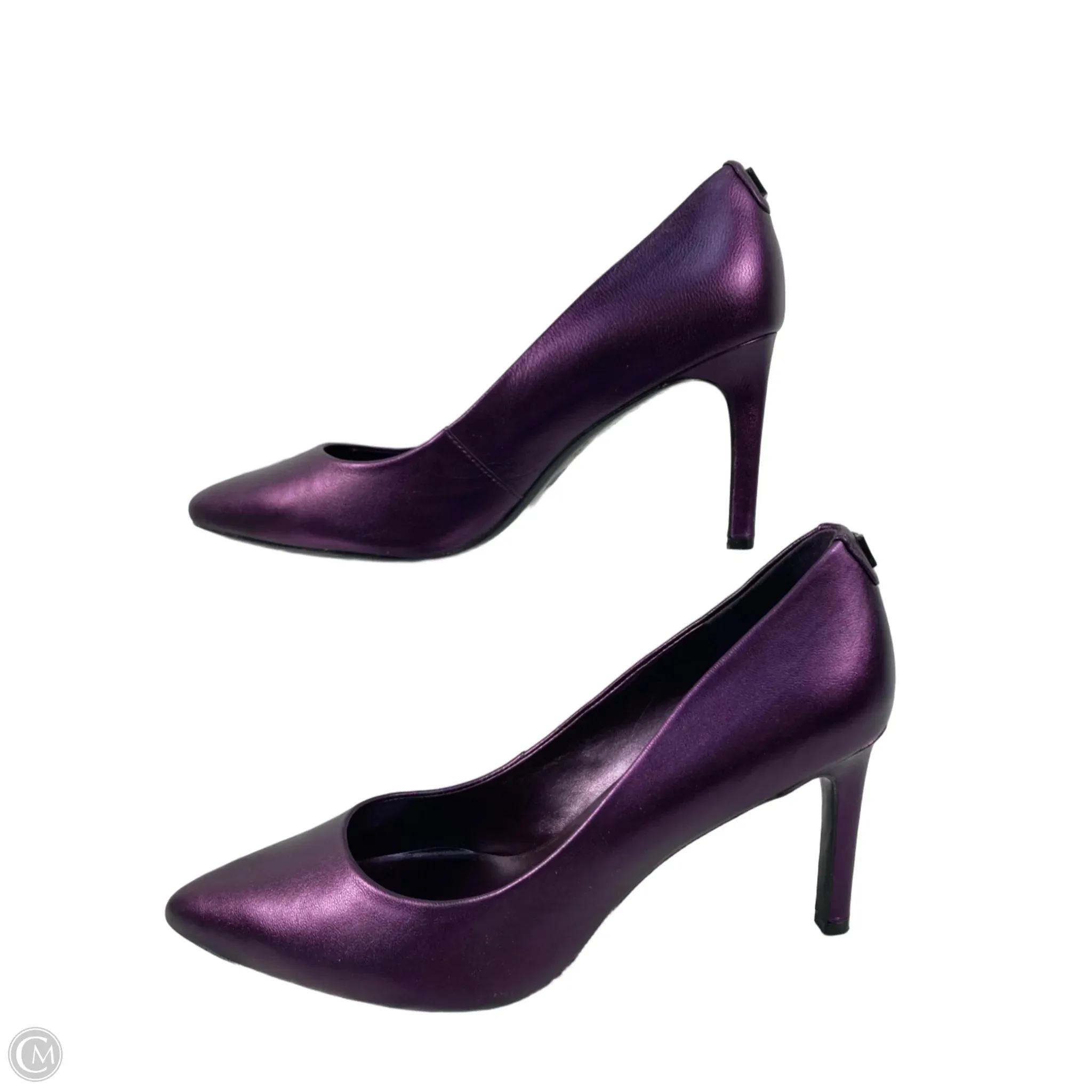 Shoes Designer By Karl Lagerfeld In Purple, Size: 9