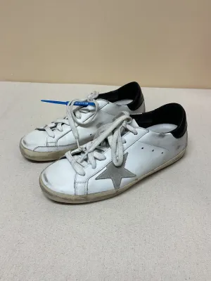 Shoes Luxury Designer By Golden Goose In White, Size:9