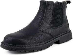 Steel Toe Work Boots for Men Waterproof Lightweight Slip-on Safety Shoes Industrial Construction Outdoor Sneakers