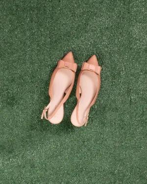 Tan Cole Haan Kitten Heels, 8