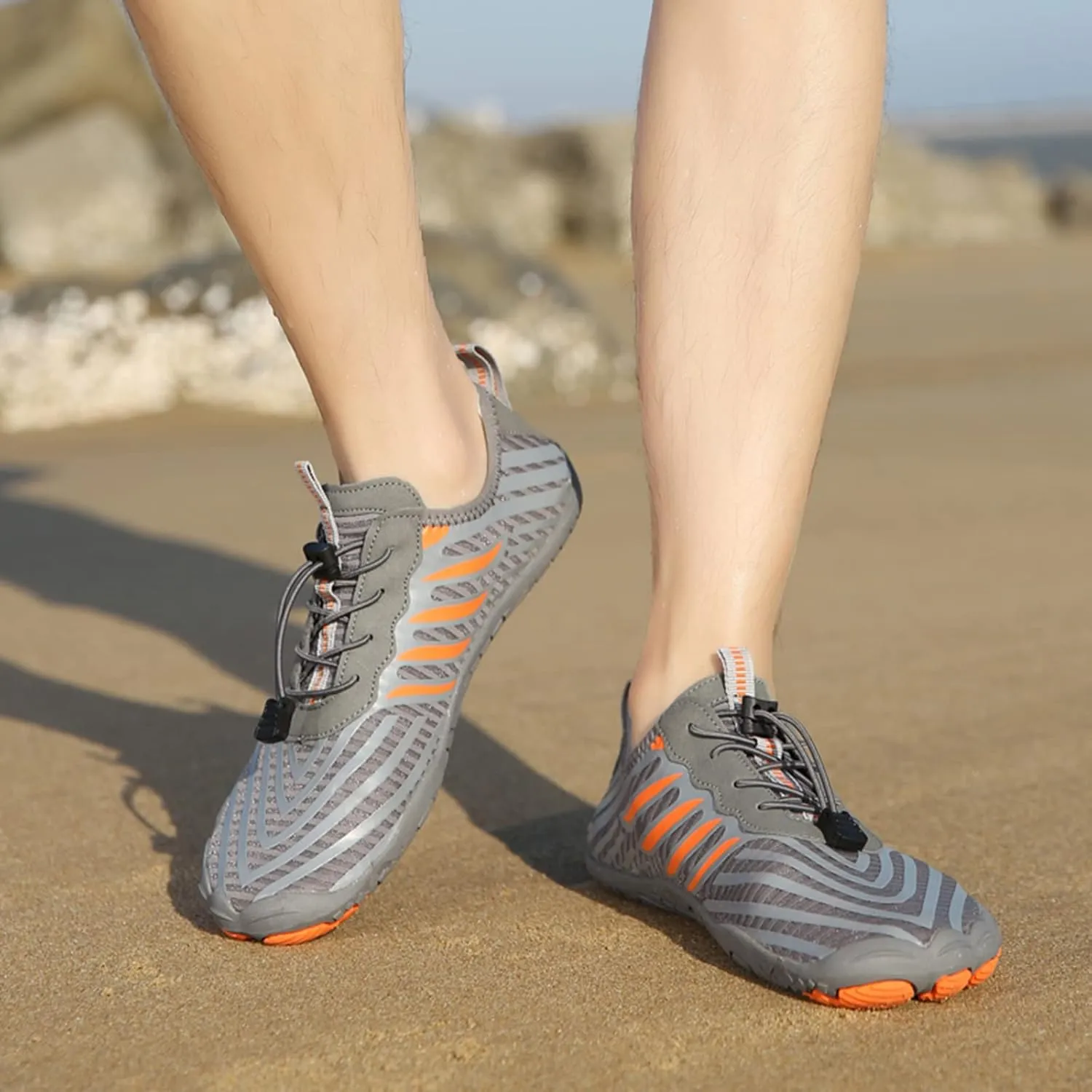 Water Sports Shoes Mens Womens Quick Dry Barefoot Aqua Swim Beach Pool Surf Hiking Kayaking Diving Yoga Breathable Design