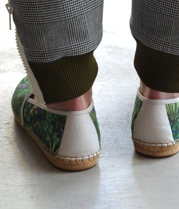 White Mountaineering/WMUGG TROPICAL PATTERN PRINTED ESPADRILLE