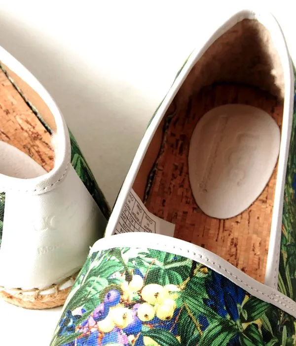 White Mountaineering/WMUGG TROPICAL PATTERN PRINTED ESPADRILLE