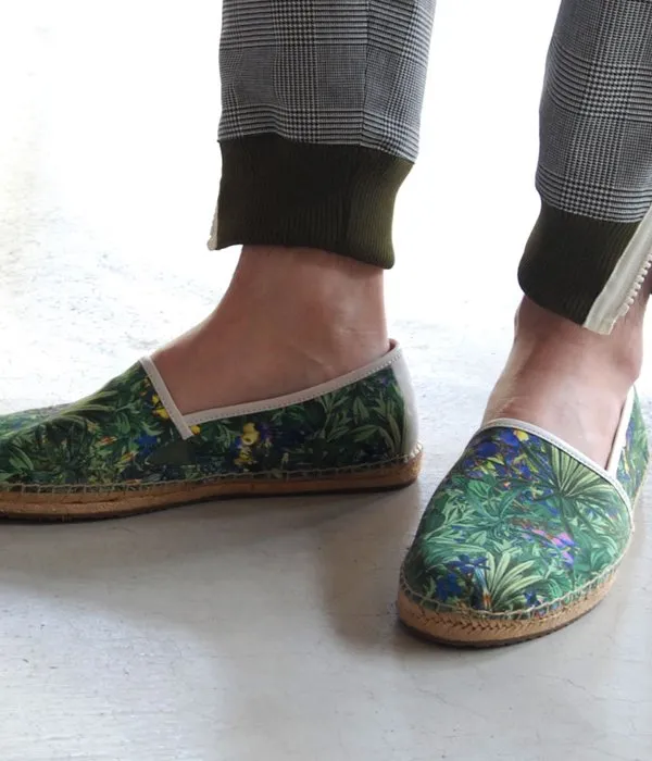 White Mountaineering/WMUGG TROPICAL PATTERN PRINTED ESPADRILLE