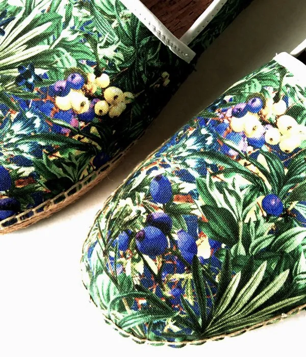 White Mountaineering/WMUGG TROPICAL PATTERN PRINTED ESPADRILLE
