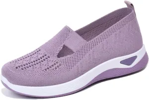 Women's Woven Breathable Soft Sole Shoes, Orthopedic Shoes for Women, Women's Hollow Out Breathable Soft Sole Slip On Shoes